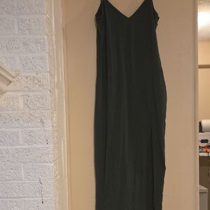 Elegant Green Slip Dress